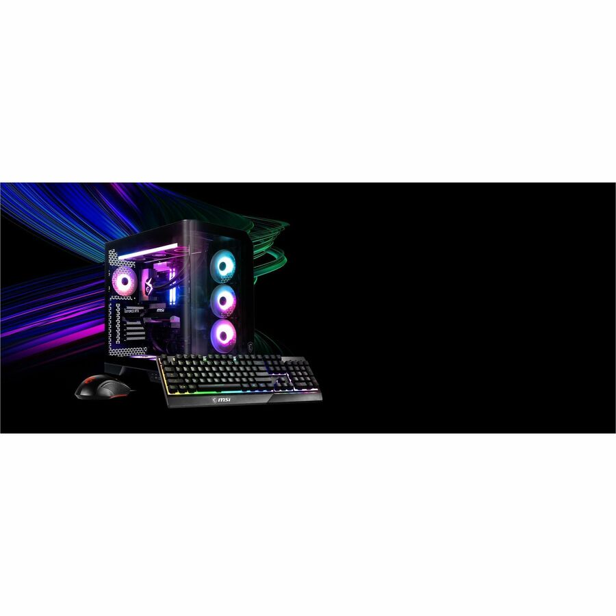 MSI Vision ZS Vision Elite ZS 9NVZ-1481US Gaming Desktop Computer - AMD Ryzen 9 9950X3D - 64 GB - 2 TB SSD - Black MSI Vision ZS Vision Elite ZS 9NVZ-1481US Gaming Desktop Computer - AMD Ryzen 9 9950X3D - 64 GB - 2 TB SSD - Black